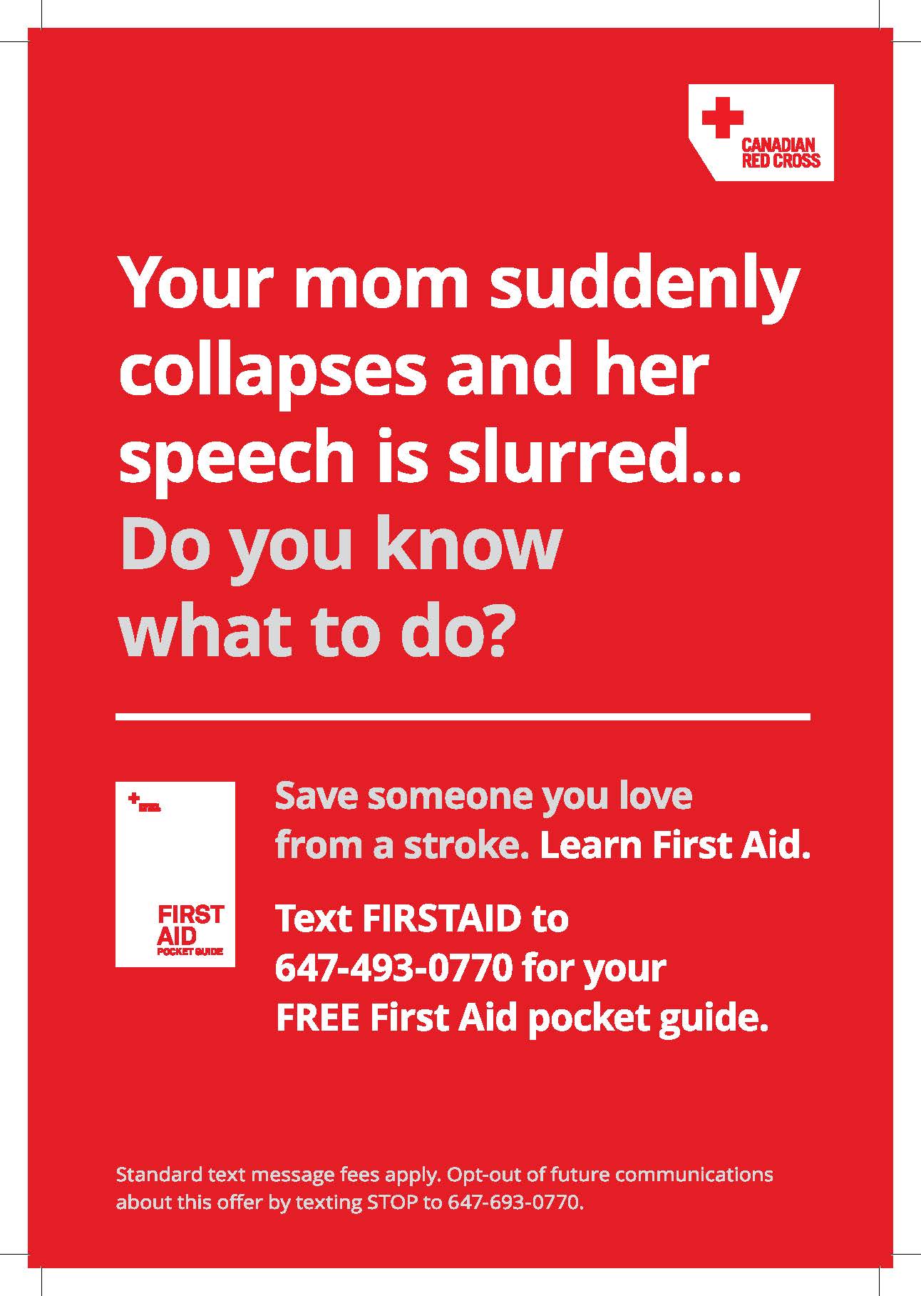 Subway poster with First Aid Guide